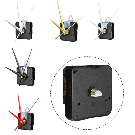 1 Set Silent Diy Quartz Wall Clock Movement Mechanism Kit 13Mm Movement Axis Replacement Parts Home Office Clock Decor Diy Acce Gold Smile Home