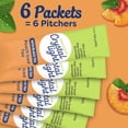 thumbnail image 6 of Crystal Light Drink Mix, 6 Pitcher Packets, for Flavorful Hydration and Shareable Refreshment, Peach Iced Tea Artificial Flavor, Made with Black Tea, 1.5 oz, 6 of 17
