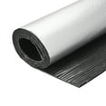 thumbnail image 1 of Uxcell Black Silver Tone Adhesive Aluminum Foil Waterproof Thermal Barrier Insulation Sheet Rubber Foam 6.56ft x 1.64ft, 1 of 5