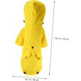 thumbnail image 3 of BR Chubasquero para mascotas - XL, chaqueta impermeable para perros con capucha - Productos para mascotas, 3 of 5