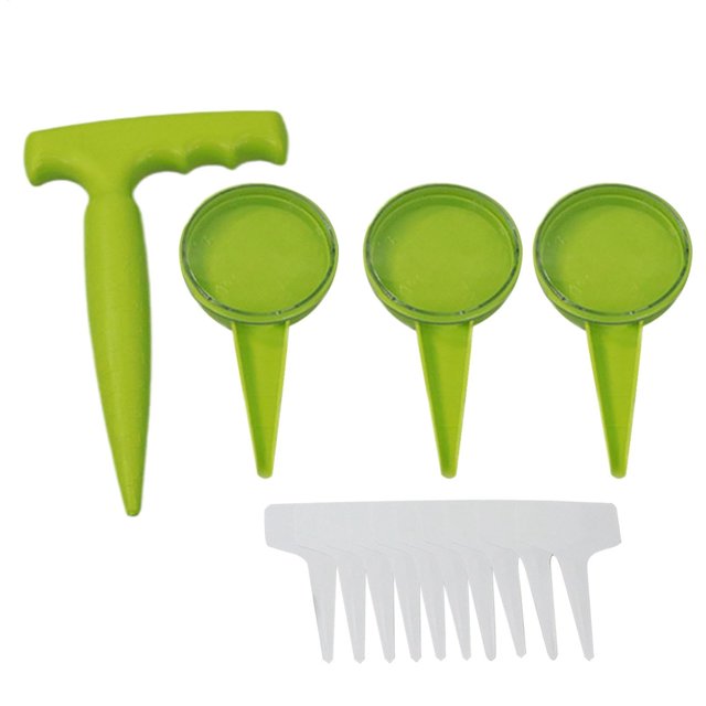 Hearth & Gear Seedling Spacer Tool Hand Planter | 14x Adjustable Garden Hand Planter Seasker Tool Multifunctional Spacer Garden Tools Handheld Dibber And Widger For Larger Seeder Spreader The Winged