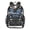 Moon Blue, variant on Large Clear PVC Backpack Heavy Duty See Through Backpack for Adults Work Travel, Dragonfly Teal Printed 12L