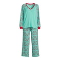 thumbnail image 6 of The Pioneer Woman Long Sleeve Top with Pants Pajama Set, Women’s, 2-Piece, 6 of 6
