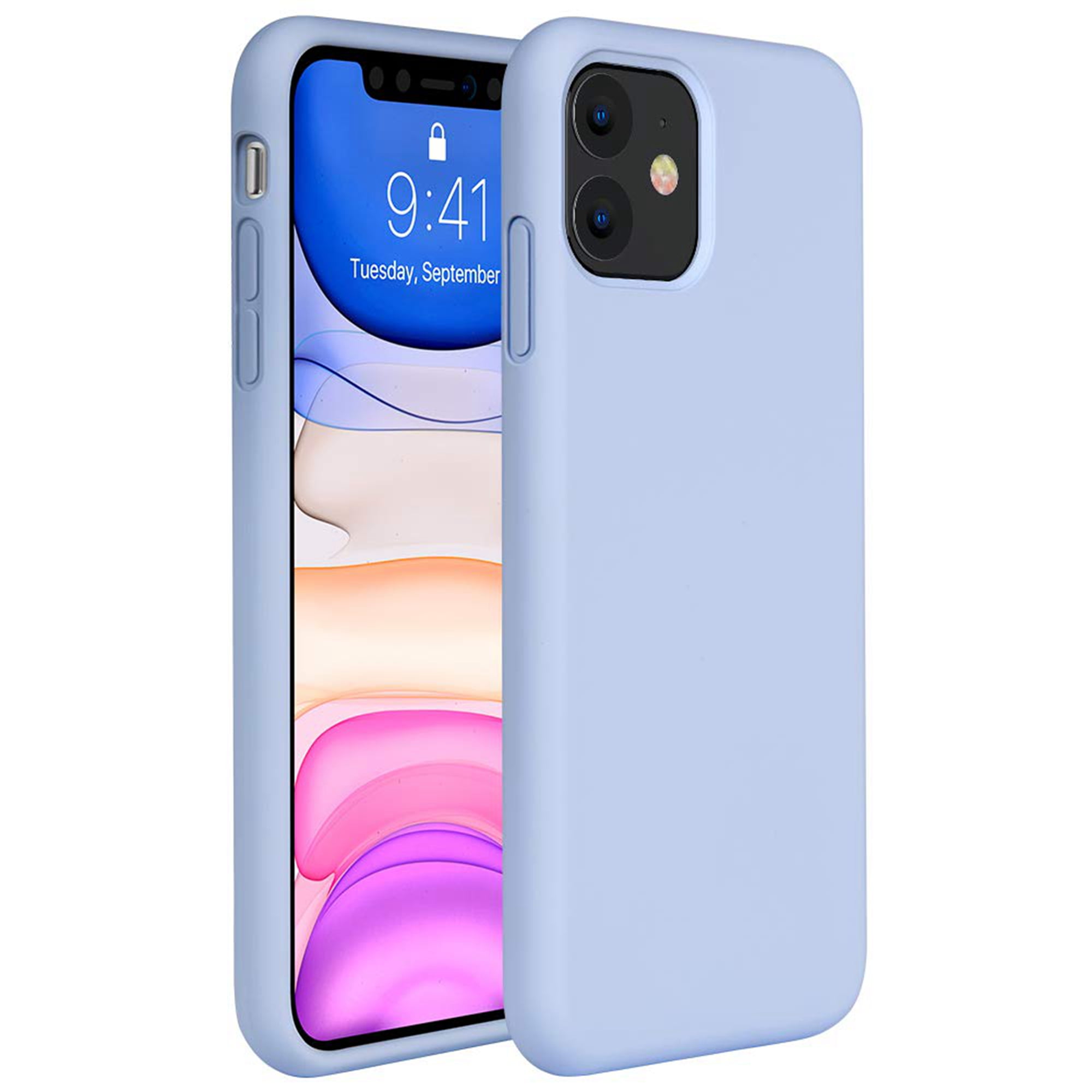 Dteck iPhone 11 Case, Ultra Slim Fit iPhone Case Liquid Silicone Gel