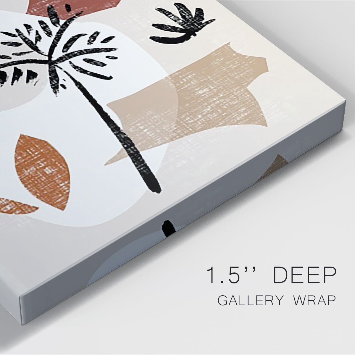 Soft Palms V Premium Gallery Wrapped Canvas - Ready to Hang