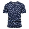 thumbnail image 3 of PENGXIANG Chemise Rétro Imprimée à Manches Courtes Mode Décontractée Printemps et Été pour Hommes, 3 of 6