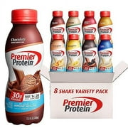 Premier Protein Shake, 8 Flavor Variety Pack, 30g Protein, 1g Sugar, 24 Vitamins & Minerals, Nutrients to Support Immune Health 11.5 Fl Oz (8 Pack)