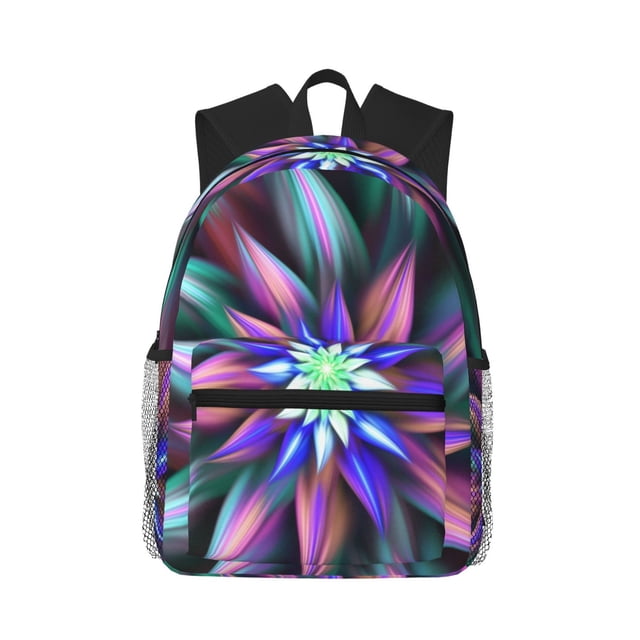 Fotbe Colored Abstract Mochila Ligera Casual para Laptop para Hombres y Mujeres, Mochila Impermeable de Uso Diario, Mochila para Universidad