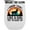 White, variant on Retro I Know I Hunt Like a Girl, Try to Keep Up feat. a Buck or Deer, Hunter, White 12oz Wine Tumbler