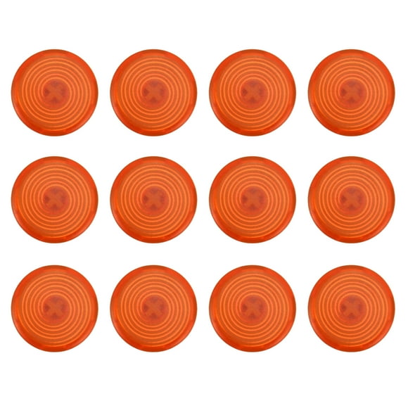 ZOUSSIQI 12pcs Arcade Button Cover Replace Mechanical Push Button Cover for Kailh for Cherry for TTC for Akko for Glorious Switches Orange EL225#35727