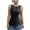 Black, variant on Ribbed Knit Vest Sleeveless Top with Elegant Back Bowknot Detail for Casual Wear Duster Trench Coat Women Utility Vest Women Plaid Vest Tomato Head Vest Zip Vest Womens Western Vests