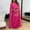 Hot Pink, variant on WILLBEST Womens Midi Dress Black Dress for Women Long Sleeve Pullover Plus Size Green Hot Purple Beige Black Dress
