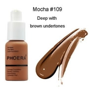 PHOERA Foundation Professional Makeup Full Coverage Fast Base Brighten long-lasting Shade