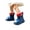 Blue, variant on Toddler Rain Boots for Boys Waterproof Kids 3DShark EVA Boots