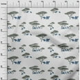 thumbnail image 2 of oneOone Cotton Poplin Fabric Tree & Animals Ikat Printed Craft Fabric BTY 42 Inch Wide, 2 of 4