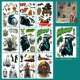 thumbnail image 2 of Halloween Window Stickers, 9 Sheets Window Clings Decals, Cute Witch Tree Zombie Ghost Patterns PVC Window Stickers for Treat or Trick Party Favors Decal Supplies Decor Accessories, 2 of 5
