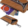 thumbnail image 1 of unbranded 1Ud Car Key Case En Cuero PU Amarillo Con Bolsillo Para Monedas Y Llaves Con Cremallera Metálica, 1 of 8