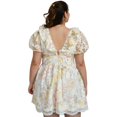 thumbnail image 3 of Vestido encaje de bolillo Tallas Extras, 51850 (Blanco floreado) blanco 42 L'ATISTE V-LAT-51850-BLANCO, 3 of 6