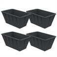 thumbnail image 1 of Moldes para Cubitos de Hielo Extra Grandes, Paquete de 4 Moldes Silicona para Bloques de Hielo para Hielo, Bandejas Reutilizables para Cubitos de Hielo para Congelador, Negro, 1 of 5