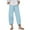 Blue, variant on HUPOM Handerpants Gloves Pants For Women In Clothing Legging High Waist Rise Full Flare-Leg Light Blue L