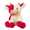 Deep Pink, variant on Cute Cow Plush Toy, Soft Stuffed Animal with Full Filling, Decorative Gift Plush, Multiple Colors