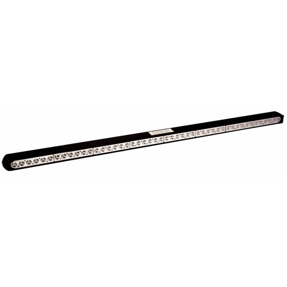 Ecco Electronic Lumière d'Avertissement 3410A Design de Bâton Lumineux; Montage Affleurant/support; Huit Modules Réfléchissants avec Six Leds; Ambre; Neuf Motifs de Flash; 12 Volts DC