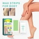 thumbnail image 1 of Pisexur Belleza Maquillaje Bandas de cera para el cuerpo, bandas de cera para el rostro, piernas, axilas, mujeres brasileñas, bandas de cera de fórmula naturalpara mujeres y hombres, 1 of 9