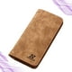 thumbnail image 2 of EeaseMX Monedero largo estilo retro para hombre, bolso de mano de gran capacidad, neceser (café), 2 of 7