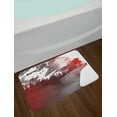 thumbnail image 2 of Modern Bath Mat, Double Exposure Woman Portrait Combined with Rocky Mountain Pine Trees Image, Non-Slip Plush Mat Bathroom Kitchen Laundry Room Decor, 29.5 X 17.5 Inches, Dimgrey Ruby White, Ambesonne, 2 of 2