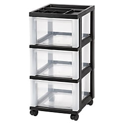 Office Depot Medium Plastic Storage Cart 3 Drawers 26 1 5in H X