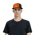thumbnail image 5 of Hirioo Halloween Bats for Baseball Cap Men Cap Flat Brim for Men Women Teens Adjustable Baseball Cap, 5 of 7