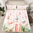 thumbnail image 2 of Erosebridal Ensembles de Draps Complets Château Rose, Literie de Conte de Fées de Rêve Format Full, Décor Style Princesse, 2 of 7