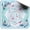 A06, variant on Blue Porcelain Garden Mahjong Mat for Table, Hydrangea Magnolia Chinoiserie Landscape American Mahjong Game Mat, Gift for Players