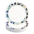 thumbnail image 1 of 24 Pz Plato Desechable De Cartón Decorativo Premium Hojas Azules 9 pulgadas, 1 of 5