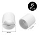 thumbnail image 2 of Uxcell 6 Pcs Pipe Fitting 1.5" Coupling Adapter Socket x Socket White, 2 of 6