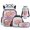 Ice Cream Capybara, variant on KUIFORTI Strawberry Axolotl Elementary School Bag Set with Lunch Bag, 4Pcs Kids Backpack for Girls, Cute Bookbag with Pencil Pouch & Water Bottle Sleeve for Back to School Gifts