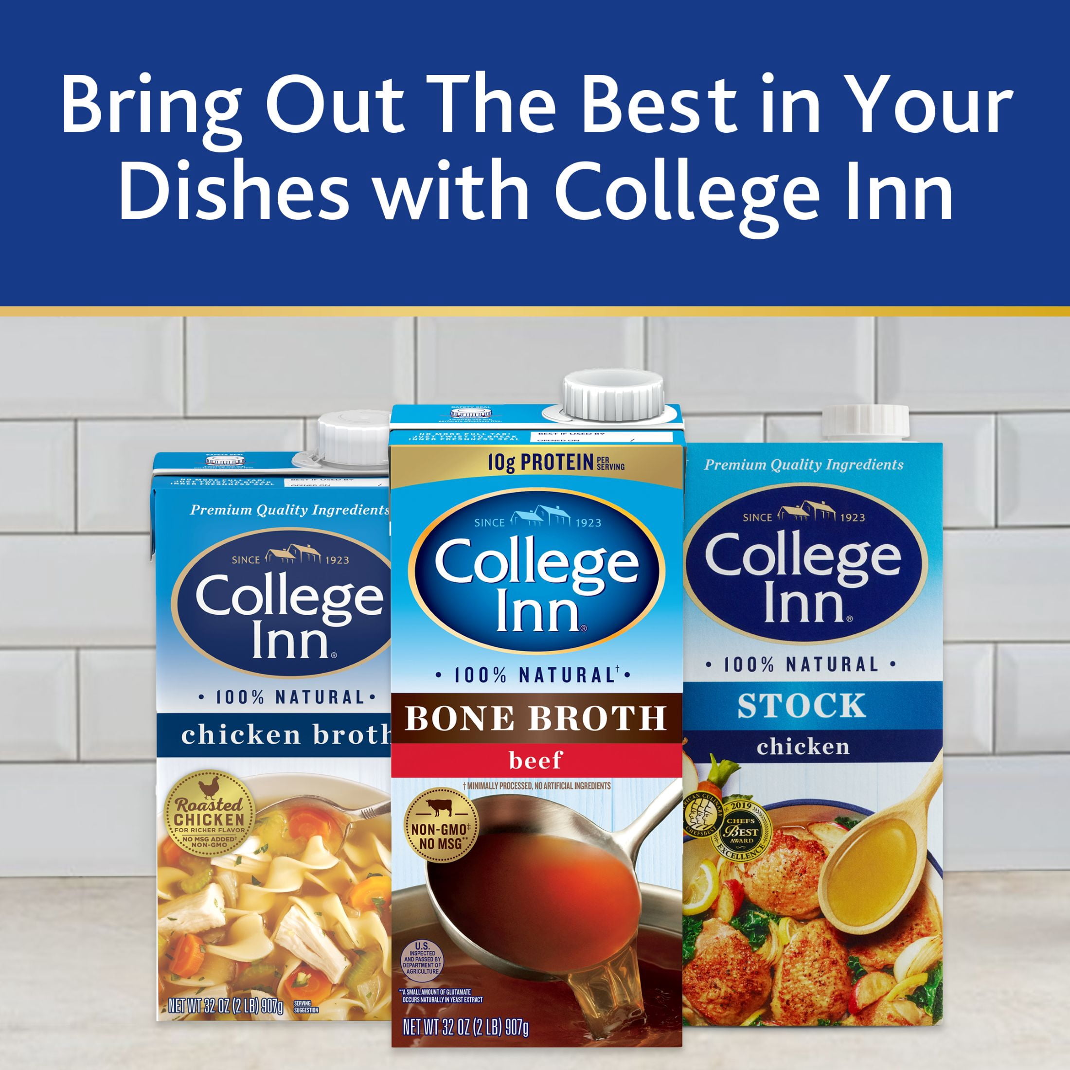 College Inn Turkey Broth, 32 oz Resealable Carton