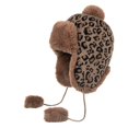 thumbnail image 1 of Outdoor Leopard Winter Neutral Warm Ear Protection Hat Autumn knitted Woolen Hat, 1 of 9