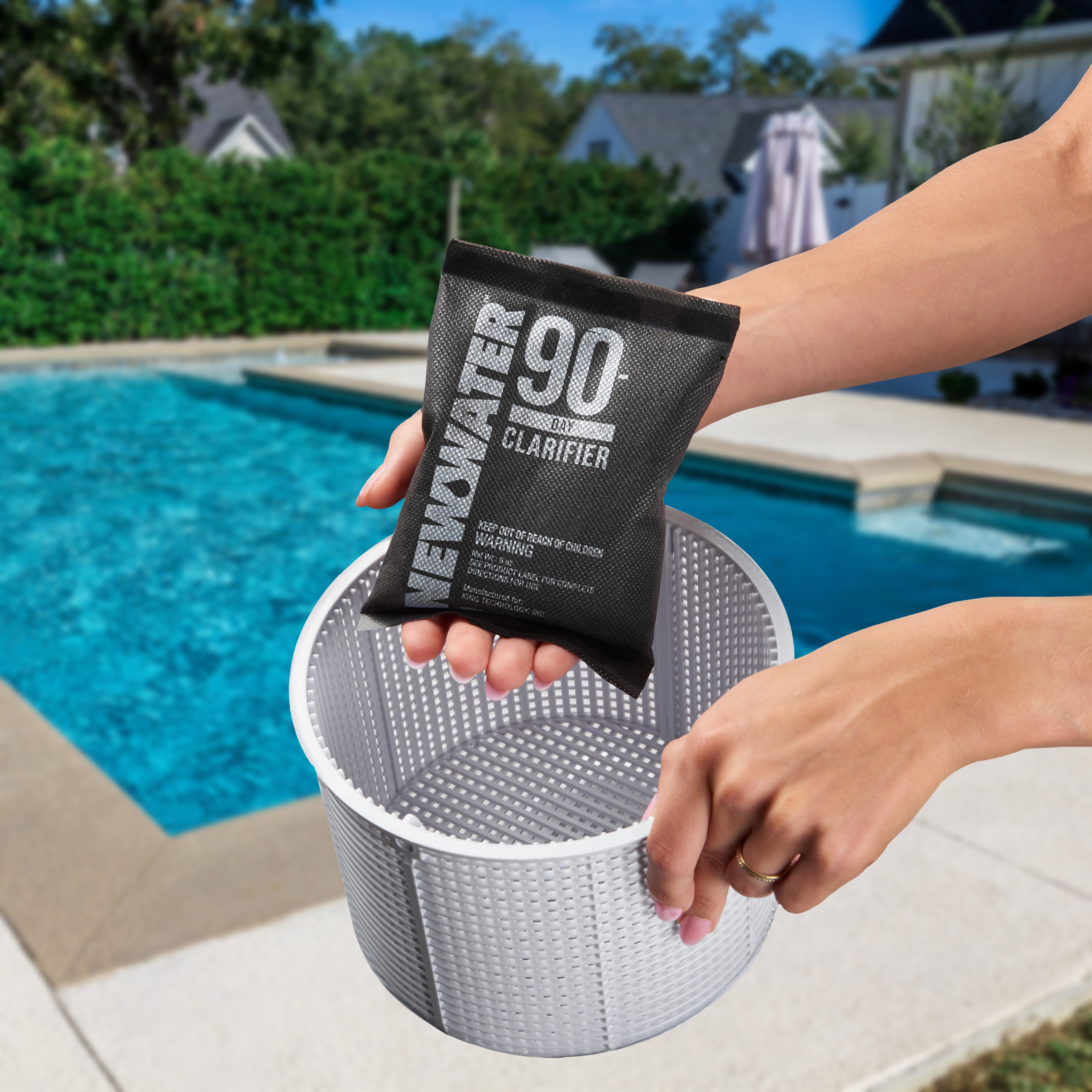 New Water 90-Day Water Clarifier Pool Pods for Swimming Pools (3 pack)