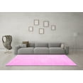thumbnail image 3 of Ahgly Company Indoor Rectangle Solid Pink Modern Area Rugs, 8' x 12', 3 of 4