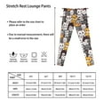 thumbnail image 6 of COEQINE Cat Yellow Grey Girls Yoga Legging High Waist Sport Pants Buttery Soft Stretch Running Leggings Pants for 4-5 Years Kids Girls, 6 of 7