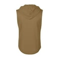 thumbnail image 3 of Mens Tank Tops Sleeveless Zip Up Hoodie Workout Gym Athletic Running Muscle Vest For Men Plus Size Tank Tops Earthy Yellow 2XL, 3 of 3