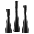 thumbnail image 1 of Candelabro Baoblaze juego de 3 Candelabros de pilar con revestimiento en polvo para velas cónicas, 1 of 8