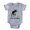 Heather Grey, variant on CafePress - Boston Terrier Life - Cute Infant Baby Football Bodysuit