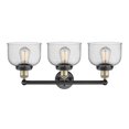thumbnail image 7 of 616-3W-PN-G58 Innovations Lighting Bell - 3 Light Bath Vanity In Industrial Style-10 Inches Tall and 24.5 Inches Wide-Polished Nickel Finish-Silver, 7 of 7