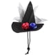 thumbnail image 1 of GOOHOCHY Sombrero decorativo con diseño de rosa y encaje para mascotas, ideal para fiestas de Halloween, festivales y disfraces de perros (negro), 1 of 8