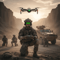 thumbnail image 3 of The Bigly Brothers Walker Air Midnight Commando Elite FPV Drone, FPV Goggles, 2 Batteries, 2 Remote Controllers, Voice Commands, 48MP Camera, One Key Return Home, Below 249g, Designed in Canada, 3 of 21