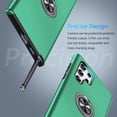 thumbnail image 6 of Hidden Series Galaxy S22 Ultra Case 5G,[Heat Dissipation][No Fall-Off Kickstand] 360°Metal Ring, Military Grade Shockproof Protective Phone Case Designed for Samsung Galaxy S22 Ultra, Green, 6 of 15