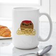 thumbnail image 6 of CafePress - Cute Meatball And Spaghetti Mugs - 15 oz Ceramic Large White Novelty Mug, 6 of 6
