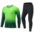 thumbnail image 1 of Conjunto de camiseta y pantalón de , camiseta de fútbol para , uniforme de entrenamiento profesional acolchado, transpirable, resistente M, 1 of 8